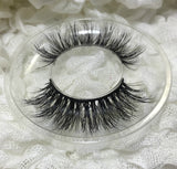 100% 3D Mink Fur Eyelashes | Reusable False Eyelash Strips | Handmade Fake Lashes 1 Pair Kit