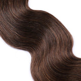 Valiilo Tape in Wavy Hair Extensions Human Hair Seamless Skin Weft Human Hair Body Wave Dark Brown #2 Human Hair Seamless Tape in Hair Soft Wavy Brown Real Hair Weft 70grams 20pcs/pack