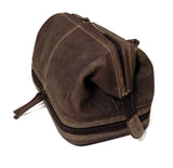 Toiletry Bag "ORLANDO" | Made Of Buffalo Leather | Men Women Travel Kit Wash Bag Accessory Brown | By Alpenleder