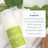 Rocky Mountain Soap Co - Lemongrass Natural Deodorant | Aluminum Free | Organic | Non Toxic | Cruelty Free