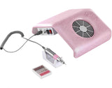 Miss Sweet Electric Nail Drill Machine and Nail dust collector All-in-one (Pink P)