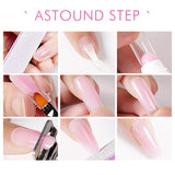Astound Beauty Polygel - 60g Single Polygel for Nail Extension - Apricot