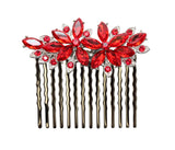 Faship Gorgeous Rhinestone Crystal Floral Hair Comb