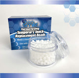 Multi-Shade Temporary Tooth Replacement Kit with box of Tooth Replacement Fitting Beads - BUNDLE