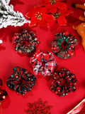 20 Pieces Christmas Hair Scrunchies Soft Elastic Hair Bands Plaid Hair Scrunchy Ties Christmas Hair Accessories for Women Supplies