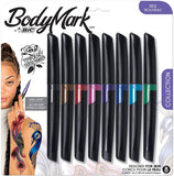 BIC BodyMark Temporary Tattoo Marker, Temporary Tattoo Pen, Assorted Colors, 8-Count