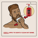 Old Spice, Beard Wash + Leave In Conditioner for Men, Beard Care & Grooming Kit, 6.8 oz + 5 oz