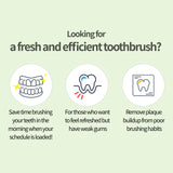 King Head Deep Clean Toothbrush 4 Pack with Mugwort Infused Medium Bristles for Cleaner, Whiter Teeth and Fresher Breath, Large Ergonomic Head for Proper Dental Care