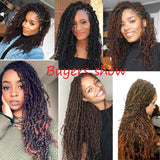 4 Packs 12 Inch Spring Twist Crochet Hair Synthetic Bomb Twist Crochet Braids Fluffy Braiding Hair Extensions (1B/30#)
