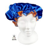 Akan Pride Mommy and Me, Princess and Queen Reversible Satin Bonnet (One Size) (Princess Bonnet (One Size))