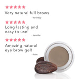 100% PURE Long Last Brows, Brow Pomade, Blonde, Long Lasting, Brow Tint for Fuller Brows, Healthier Hair Growth w/Biotin, Pro-Vitamin B5, Natural Eyebrow Makeup - 0.17 oz