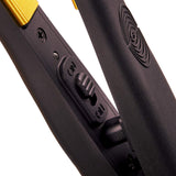 Hot Beauty Professional Ceramic Mini Flat Iron 1/2" Anti-Frizz Extreme Smooth- (Black HFIM050NB)