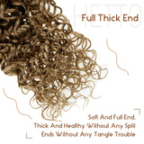 12 Inch Curly Clip in Hair Extensions Human Hair Brown Highlights Blonde Natural Wave Hair 100g 7Pcs Clip in Hair Extensions wavy