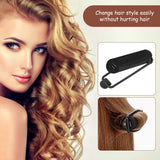40 Pieces Satin Foam Rollers Hair Sponge Rollers Perm Rods Wave Curlers for Hairdressing Hair Styling Supplies (Black, 0.6 Inch)