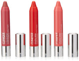 Clinique Have a Little Colour Chubby Stick Moisturizing Lip Colour Balm Full Size Trio Set: Super Strawberry 07 + Two Ton Tomato 11 + Mighty Mimosa 13