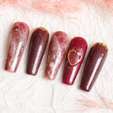 TOMICCA Glitter Gel Nail Polish Set 12 Pcs Soak Off UV LED Sparkle Glitter Red Pink Shimmer Gel Polish DIY at Home Nail Art Salon Gel Polish Starter Kit
