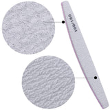 50 Packs Nail Buffering Files 100/180 Grits Doubled Sides Emery Boards Coarse Nail File Set