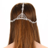 1920's Great Gatsby Inspired Art Deco Crystal Grecian Chain Headpiece