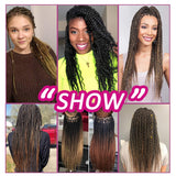 Pre stretched Braiding Hair 26inch 8 packs Hot Water Setting Professional Box Braid Yaki Texture Soft Itch Free Synthetic Fiber Crochet Twist Braids Hair Extensions (1B/350)