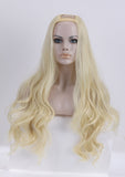 Blonde Clip in Half Wig Curly Wavy SARLA 26