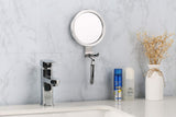 Ettori Fog-Free Shower Mirror Bathroom Fogless Shaving Bathtub Power Lock Suction