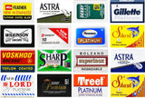 100 Excellent Quality Double Edge Razor Blades Sampler (16 different brands)