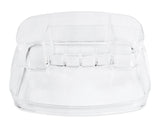 ARTISTIC HOME Makeup Organizer Tray, Holder For Skin Care, Brushes, Lotion, Nail & Cosmetic Products Great For Desk, Countertop, Vanity, Bathroom & Dressers Clear Acrylic Storage Caddy