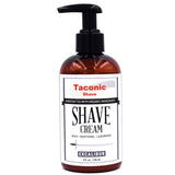 Taconic Shave Excalibur Shaving Cream, Pump Bottle, Ultra-Rich High Lather Formula, 8 oz - Handcrafted in The USA