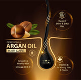 Argan Deluxe Shampoo in professional quality 10.1 fl oz - strong care with argan oil for smoothness and shine