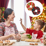 24 Pieces Christmas Hair Scrunchies Soft Elastic Hair Bands Plaid Snowflake Hair Scrunchy Christmas Elastics Bobbles for Women Girls Hair Accessories, 24 Styles