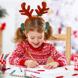 24 Pieces Christmas Hair Scrunchies Soft Elastic Hair Bands Plaid Snowflake Hair Scrunchy Christmas Elastics Bobbles for Women Girls Hair Accessories, 24 Styles