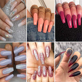 NAILGIL Dip Powder Kit Powder Refill Set- 10 Colors Dipping Powder Nail Starter Kit for Beginners No UV/LED Lamp Needed French Nail Manicure