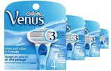 Gillette Venus Women's Original 3 Blade Razor Refills, 16 Count-USA- Free Gift Included