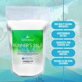 New Runnerâs Bath Soak 40 Ounces Mediterranean Sea Salt with Lavender, Frankincense, and Peppermint Essential Oils, High-Quality Natural Ingredients