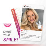 White Glo Accelerator Teeth Whitening Kit with LED Light for Sensitive Teeth and Gums - Carbamide Peroxide, Papaya and Pineapple Enzymes for Best Teeth Whitening Results - 10 Min Timer & 50 Uses!