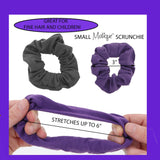 12 Pack Small Scrunchies Cotton Hair Scrunchy (Olive Green)