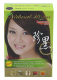 Natural Mi Ya Hair Color, Extracted Ginseng,Henna Hair Dye Colorants For Herbal Hair Color, Healthy Hair Dye & Nutrients, Permanent, 5 Colors (Dark Brown)