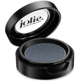 Jolie Cosmetics Powder Pressed Metallic Eyeshadows - Cruelty Free, Vegan, Single Pan Eyeshadow 1.48g Smokey Eyes (Bluestone)