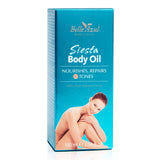 Belle Azul Siesta Body Oil - Firming, Toning & Moisturizing Bath, Body and Massage Oil for Dry Skin with Pure Argan Oil, Vitamin E, Sweet Almond Oil & Natural Essential Oils. 3.38 fl.oz.