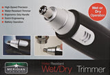 Meridian Point Water Resistant Ear Nose Hair Trimmer, Wet/Dry