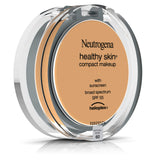 Neutrogena Healthy Skin Compact Lightweight Cream Foundation Makeup with Vitamin E Antioxidants, Non-Greasy Foundation with Broad Spectrum SPF 55, Natural Beige 60,.35 oz