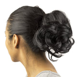 Lux Accessories Black Faux Hair Extension Cheerleader Ponytail Hair Clip
