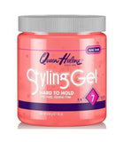 Queen Helene Gel 1 Lb. Stylng Gel Hard to Hold (Pink)