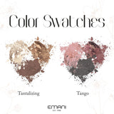 Emani Vegan Cosmetics Trio Eye Shadow Colors (Tango)