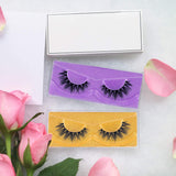 URATOT 18 Pieces Empty Eyelash Case with Glitter Paper and Clear Tray Plastic Eyelash Packaging Boxes Empty Lashes Holder Cases False Eyelash Storage Box for False Eyelash