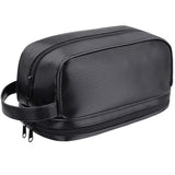 LEEFE Toiletry Bag for Men, Waterproof Travel Toiletry Organizer Bag, Shaving Bag Dopp Kit Bathroom Toiletries Organizer PU Leather Cosmetic Bags