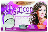 Magic Gold Collection Heat Cap, Moisturizer, moisturize, penetrate, therapeutic, hair won’t dry, hair absorbs confitioners better, heat evenly conditions hair