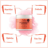 SheaMoisture Coconut and Hibiscus Curl Enhancing Smoothie | Family Size | 16 oz.