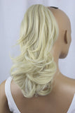 PRETTYSHOP 14" Hair Piece Pony Tail Clip On Extension Voluminous Wavy Heat-Resisting Light blonde # 613C H134
