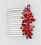 Faship Gorgeous Rhinestone Crystal Floral Hair Comb